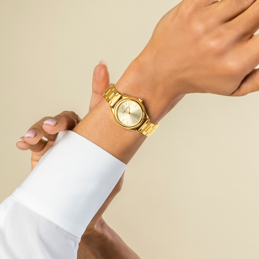 Montre Pierre LANNIER PYA Doré maillons doré