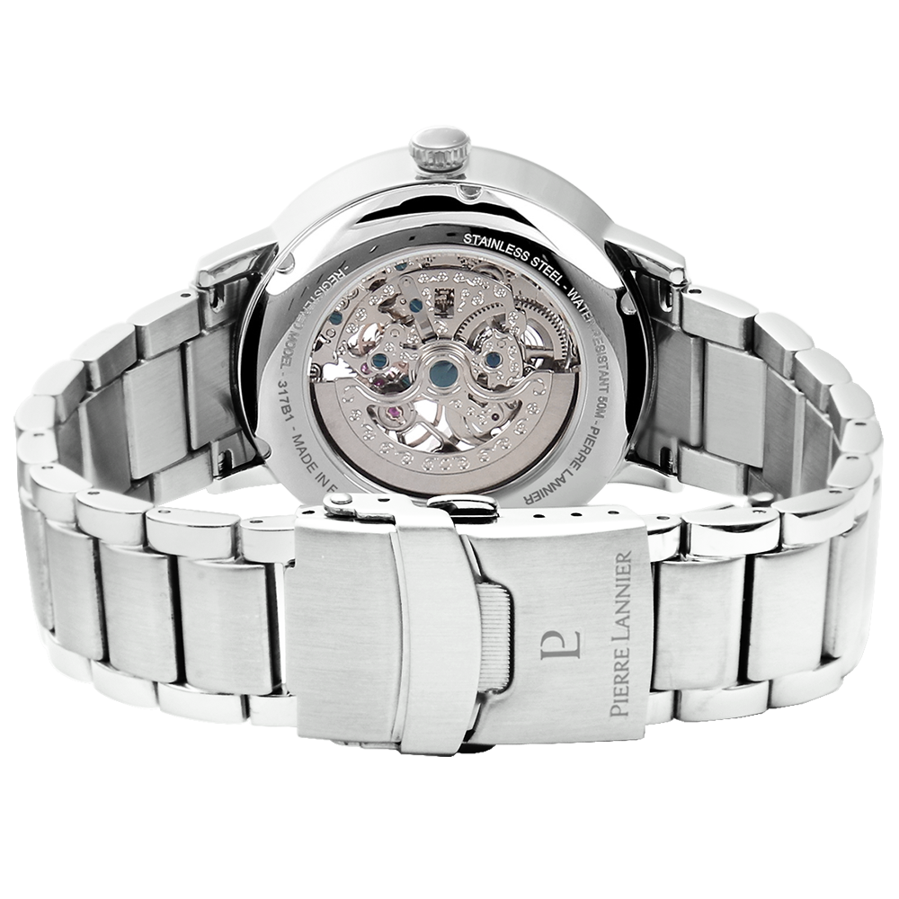 Montre Pierre Lannier Homme AUTOMATIC Acier Vert