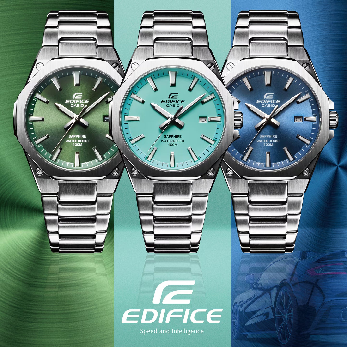 Montre CASIO EDIFICE Turquoise EFR-S108DE-3AVUEF