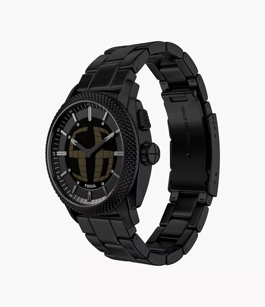 Montre FOSSIL Machine BIG TIC Acier Noir Noir