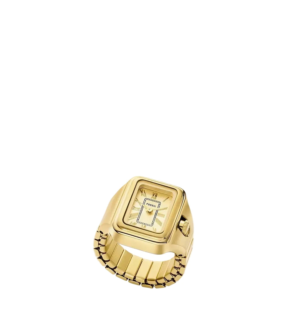 Bague montre FOSSIL Raquel dorée - Fossil - Bijouterie TAMARA
