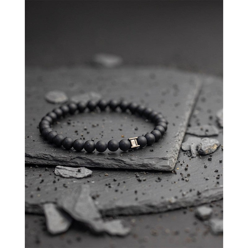 Bracelet Gemini Black Mat 6mm - Gemini - Bijouterie TAMARA