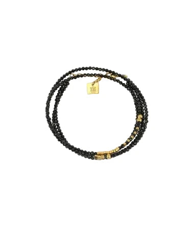 Bracelet ZAG Favela onyx noir - BIJOUX - SBX6883-01BLK