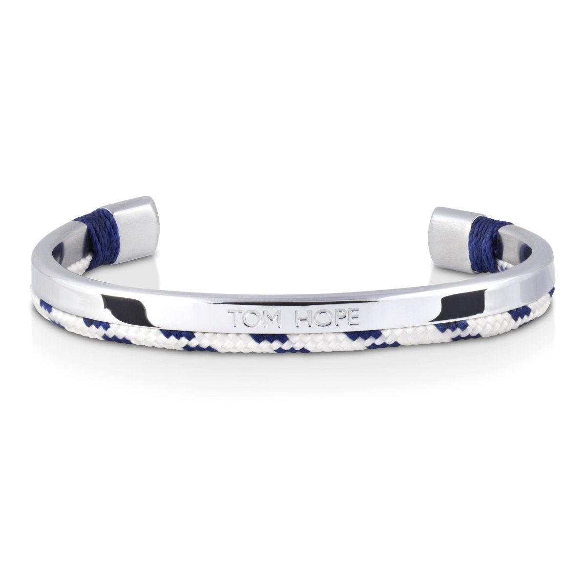 Jonc Tom Hope Hybrid Cuff Royal Blue Silver - Tom Hope - Bijouterie TAMARA