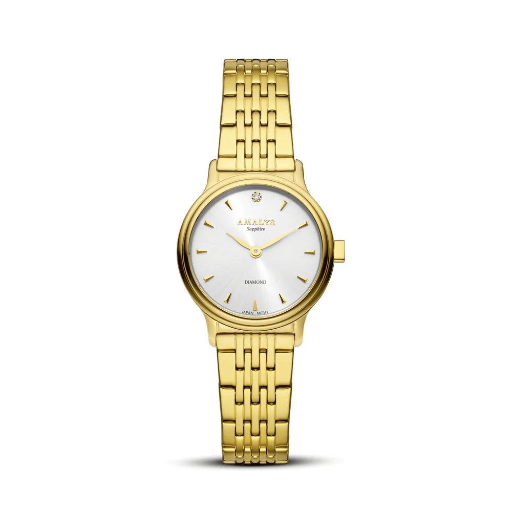 Montre AMALYS Daisy Dorée diamant - MONTRES - AMW-221