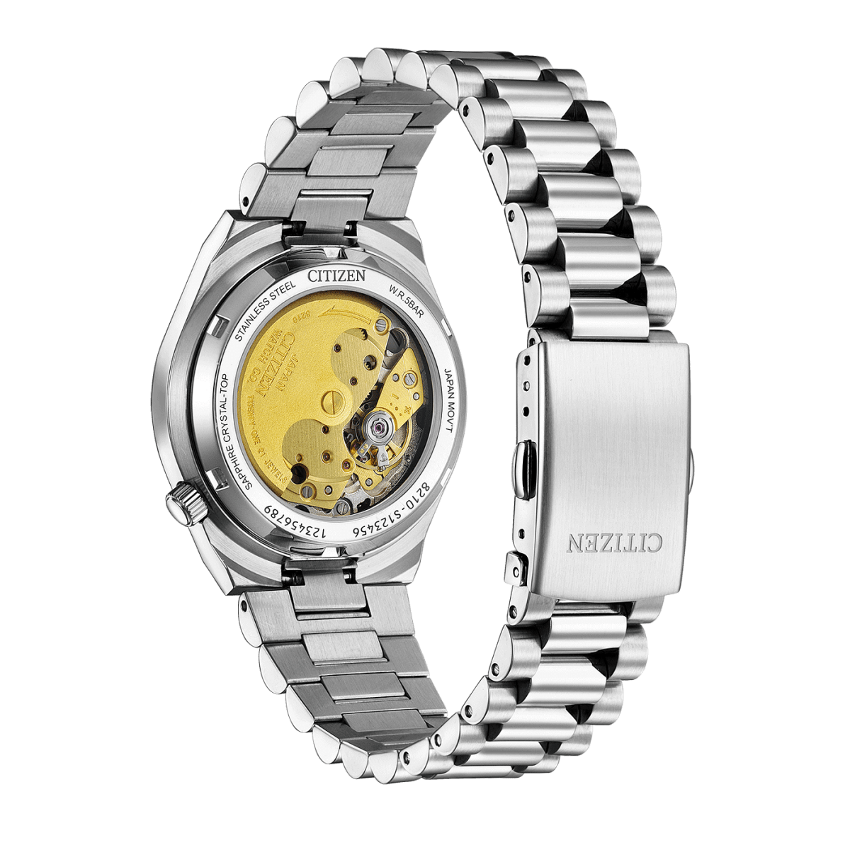 Montre CITIZEN Tsuyosa Automatique 37mm Acier Vert - Citizen - Bijouterie TAMARA