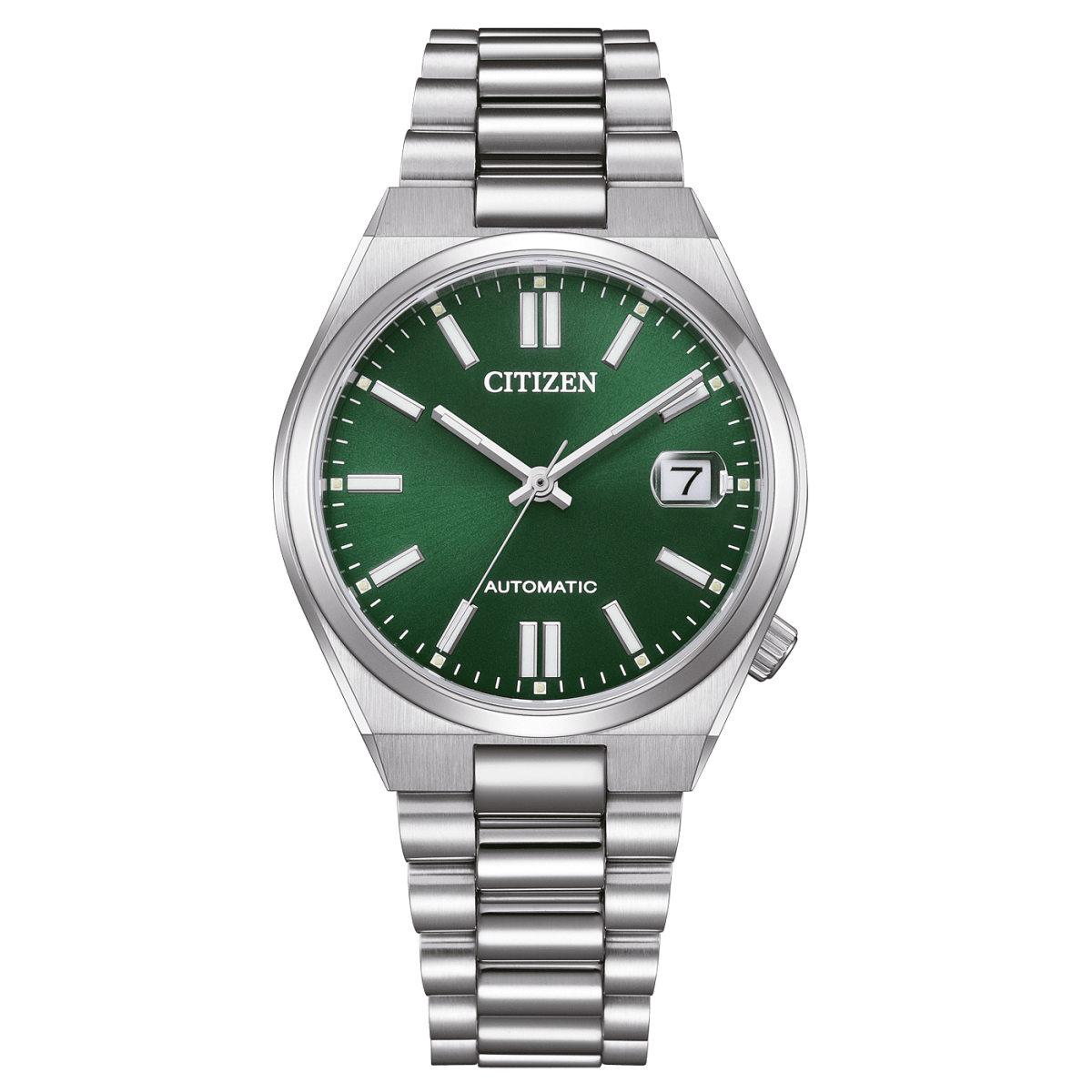 Montre CITIZEN Tsuyosa Automatique 37mm Acier Vert - Citizen - Bijouterie TAMARA