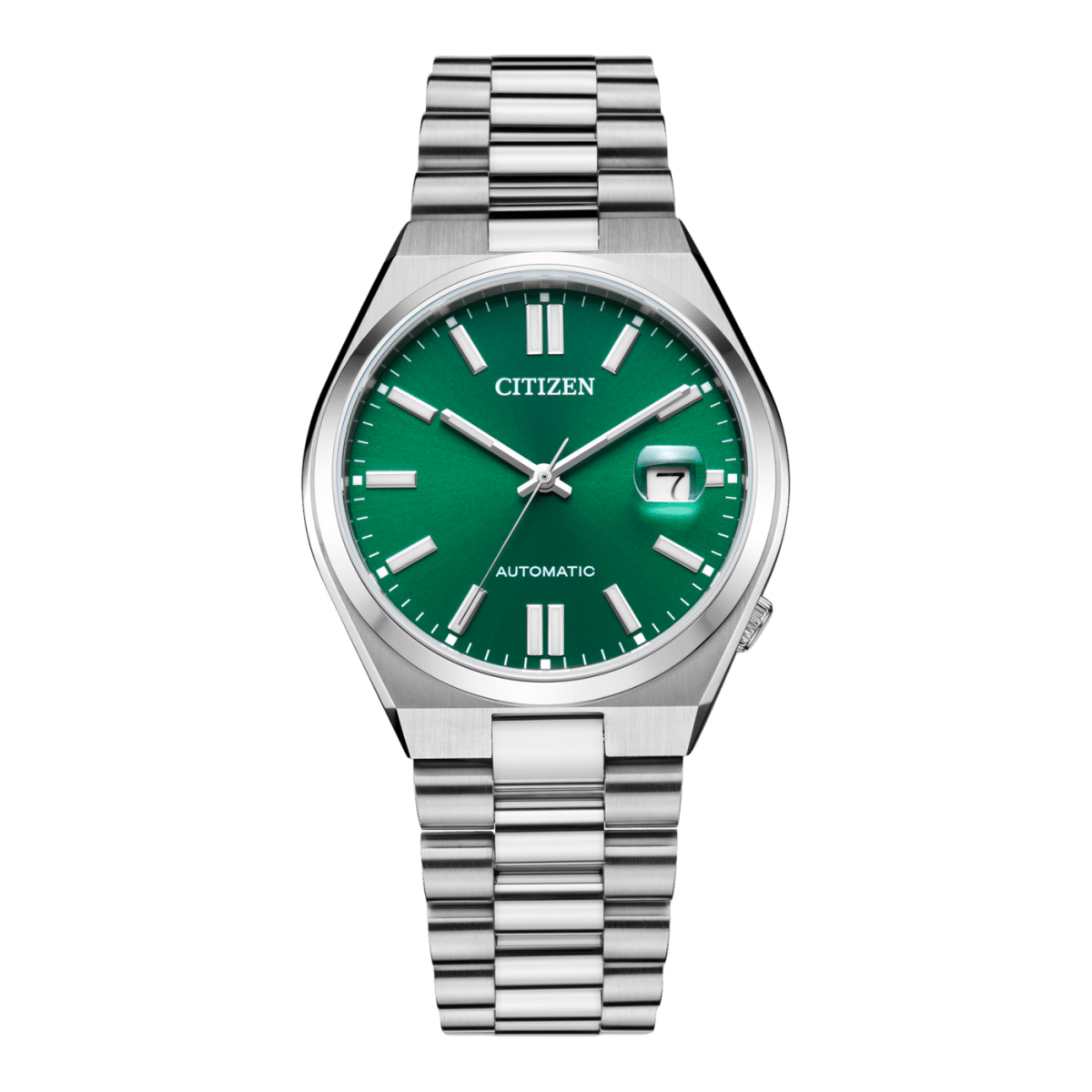 Montre CITIZEN Tsuyosa Automatique 40mm Acier Vert - Citizen - Bijouterie TAMARA