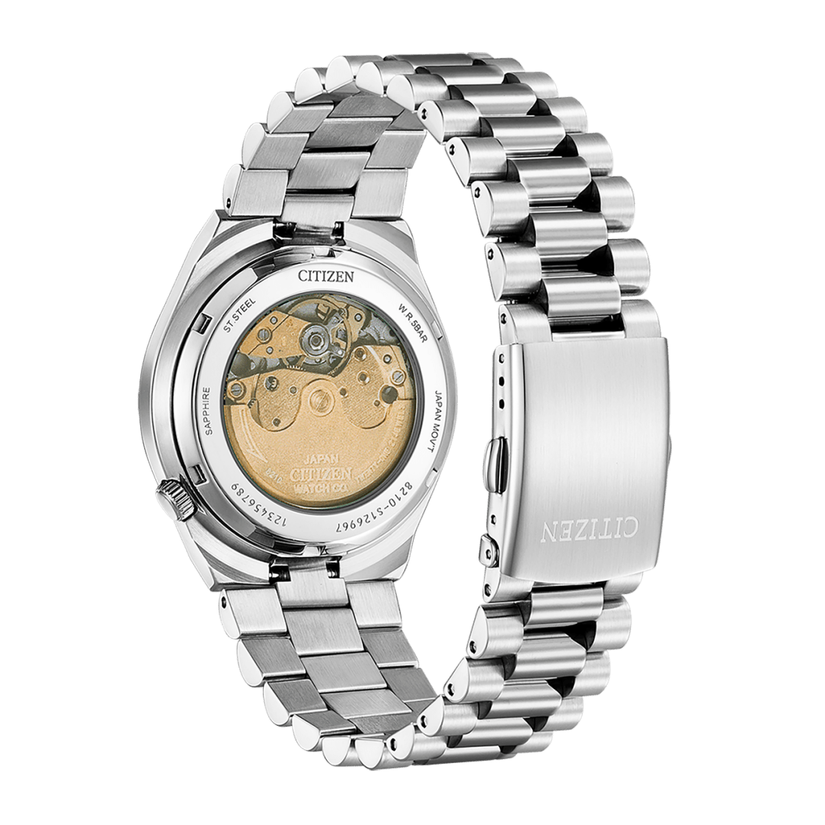Montre CITIZEN Tsuyosa Automatique 40mm Acier Vert - Citizen - Bijouterie TAMARA