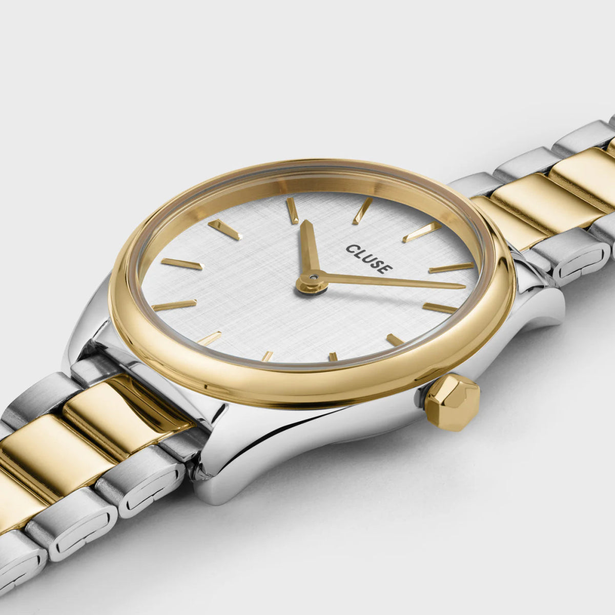 Montre CLUSE Féroce Mini Bicolore Acier dorée - Cluse - Bijouterie TAMARA
