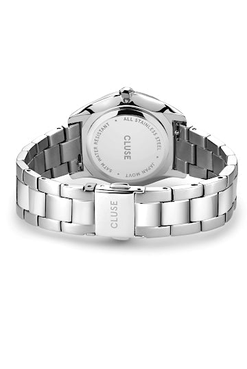 Montre CLUSE Féroce Petite Acier Nacre blanche - Cluse - Bijouterie TAMARA