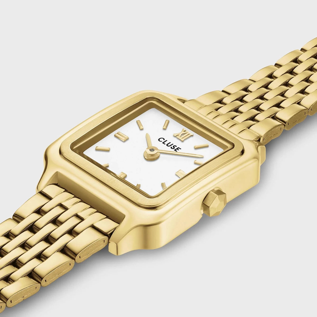 Montre CLUSE Gracieuse Mini Acier dorée Blanc - MONTRES - CW15506