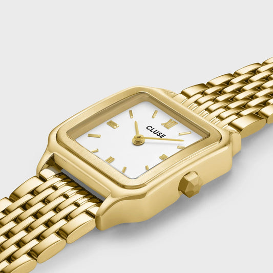 Montre CLUSE Gracieuse Petite Dorée Blanc - Cluse - Bijouterie TAMARA