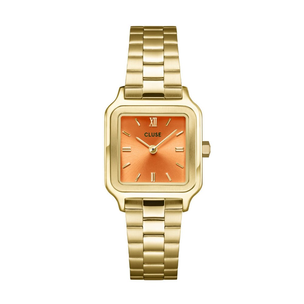 CLUSE Gracieuse Petite Gold Orange Watch