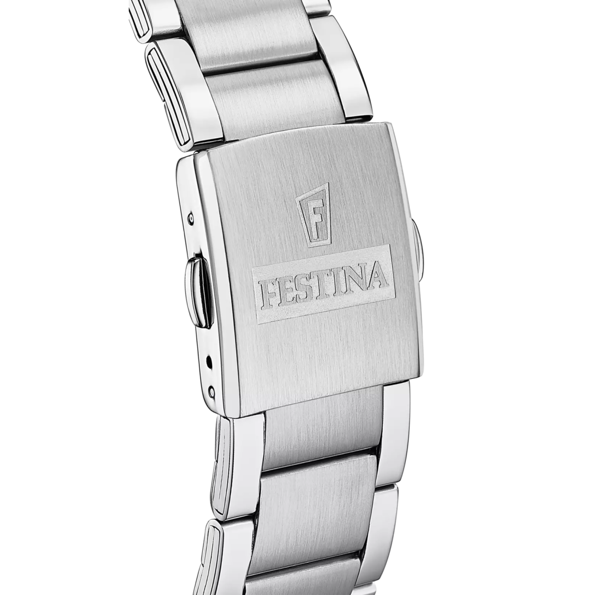 Montre FESTINA Timeless Chrono Noir Acier - Bijouterie TAMARA