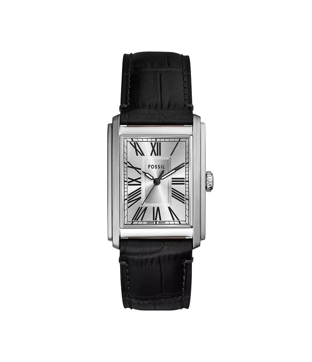 Montre FOSSIL Carraway Acier cuir Noir - MONTRES - FS6078