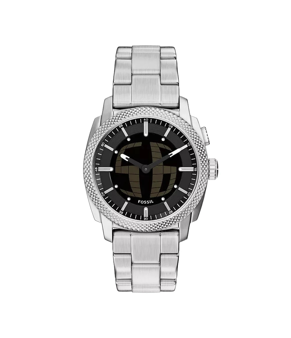 Montre FOSSIL Machine BIG TIC Acier Noir - MONTRES - FS6155