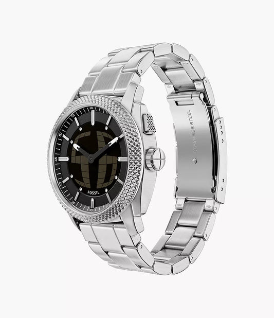 Montre FOSSIL Machine BIG TIC Acier Noir - MONTRES - FS6155