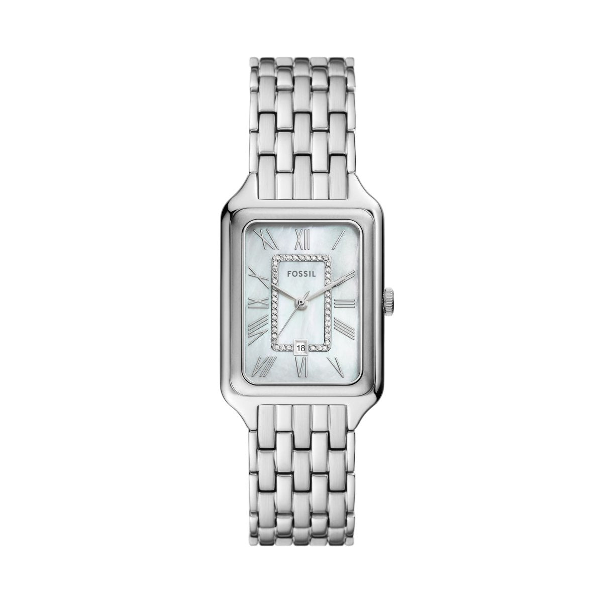 Montre FOSSIL Raquel Acier Nacre blanche - Fossil - Bijouterie TAMARA