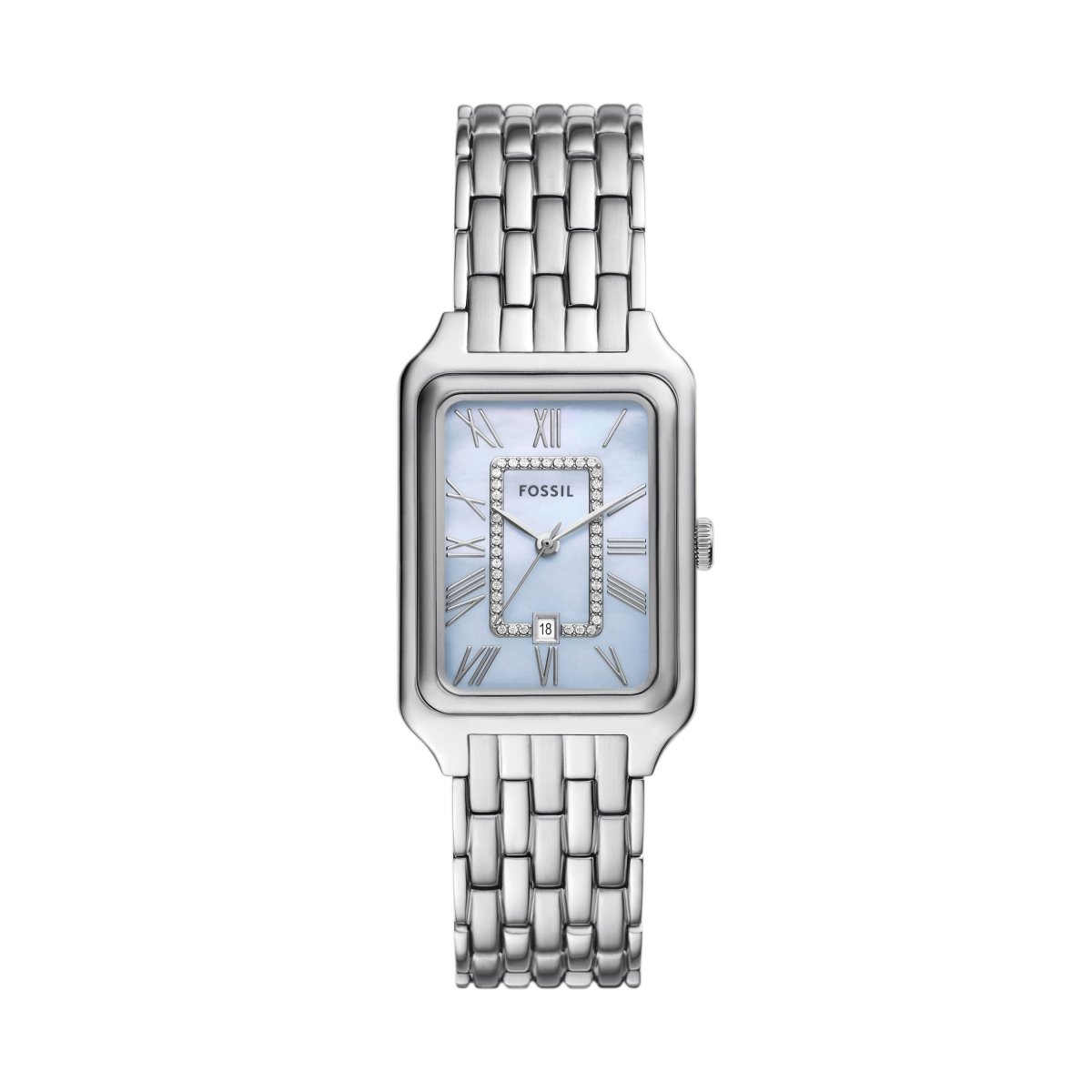 Montre FOSSIL Raquel Acier Nacre Bleu - Fossil - Bijouterie TAMARA