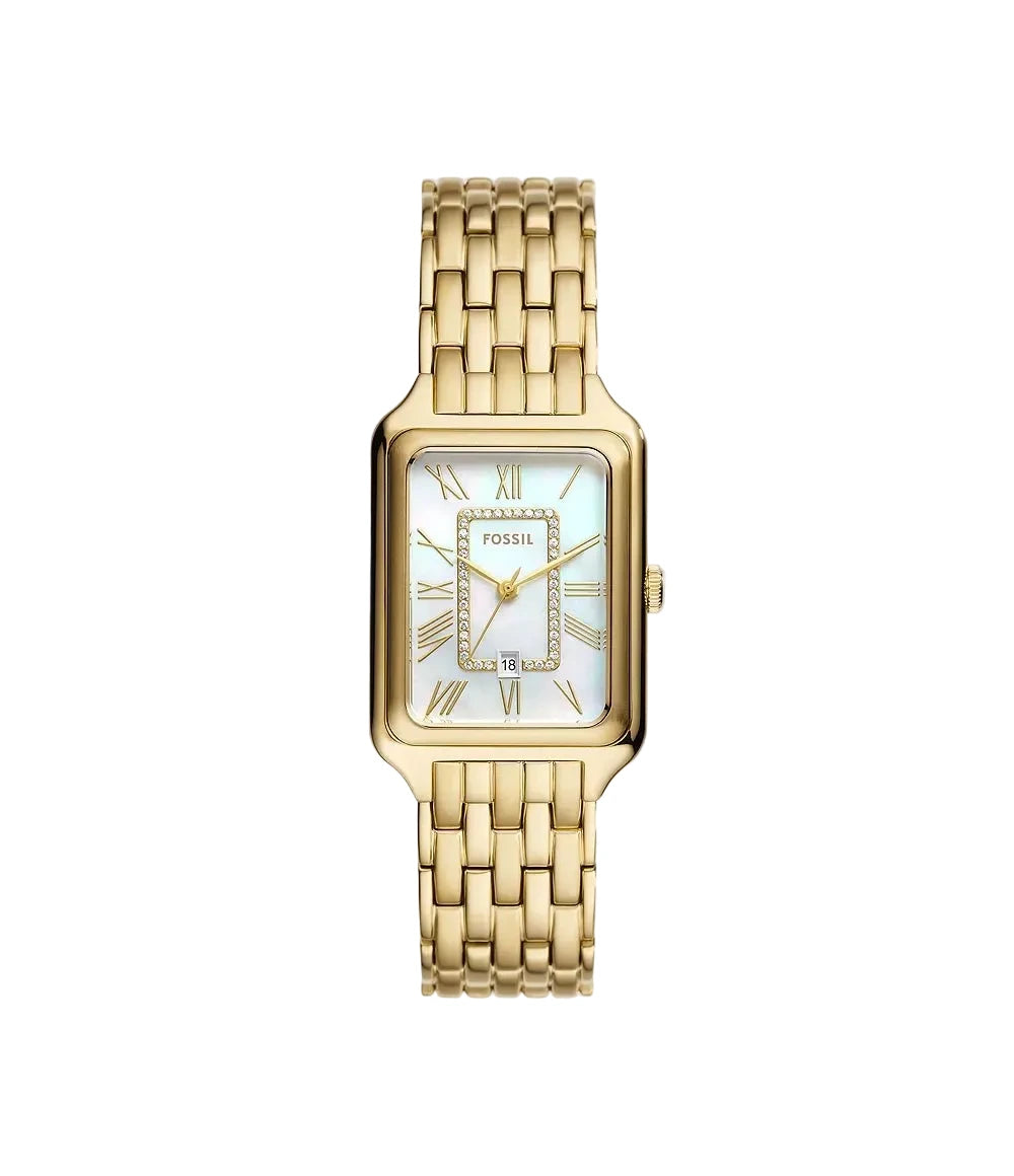 Montre FOSSIL Raquel dorée Nacre blanche - MONTRES - ES5304