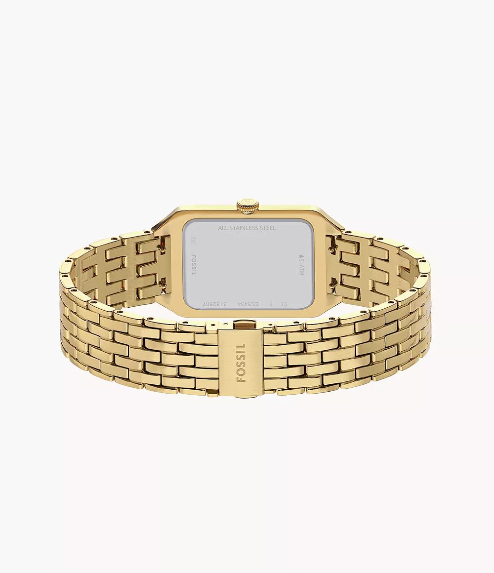 Montre FOSSIL Raquel dorée Noir - Bijouterie TAMARA