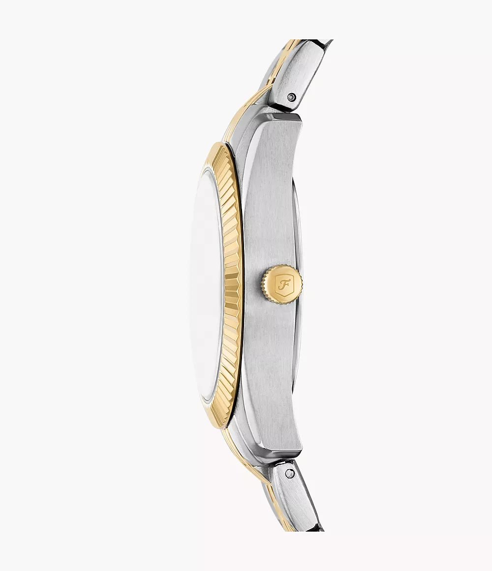 Montre FOSSIL Scarlette bicolore vert - MONTRES - ES5388