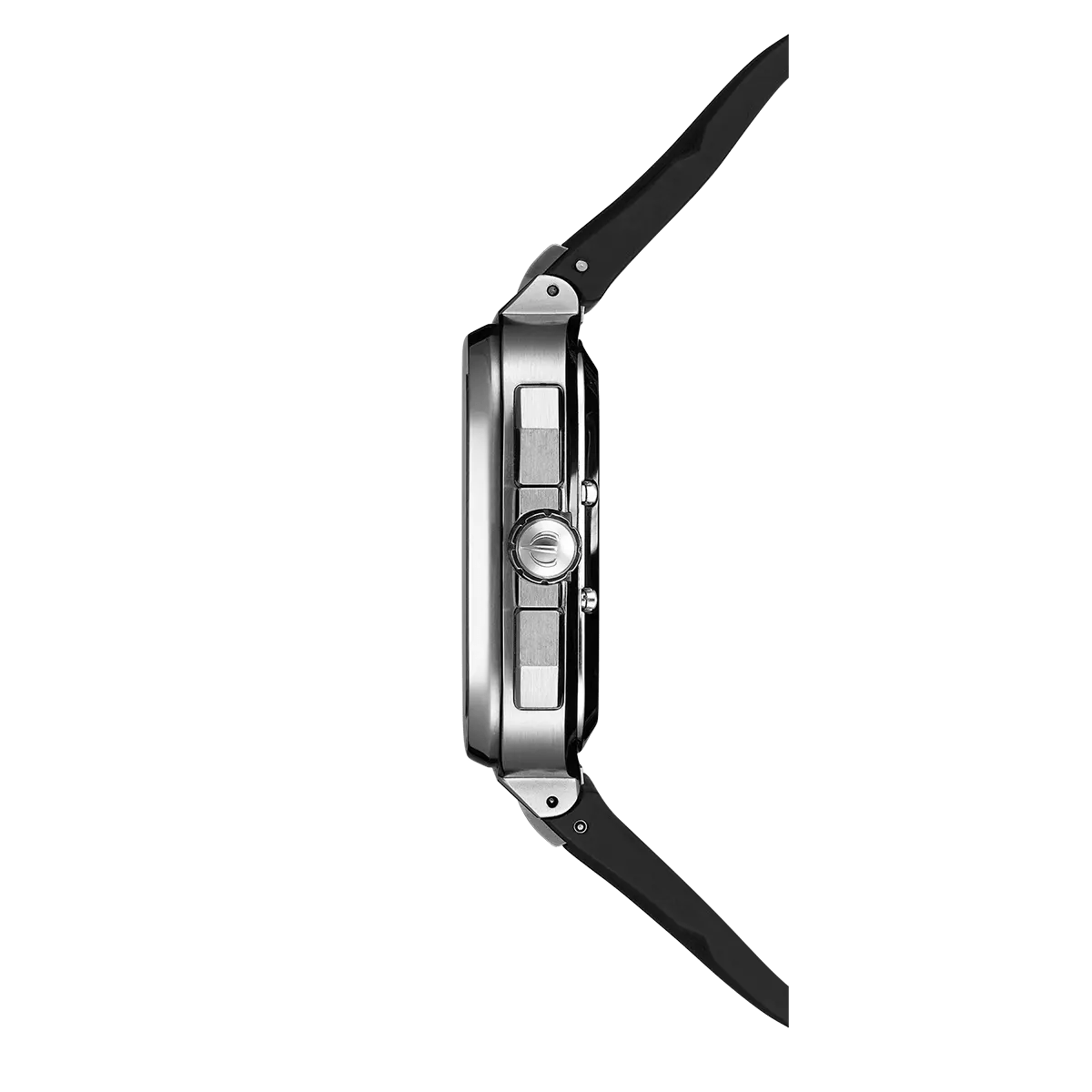 Montre HERBELIN Cap Camarat Square Chrono caoutchouc noir - Herbelin - Bijouterie TAMARA