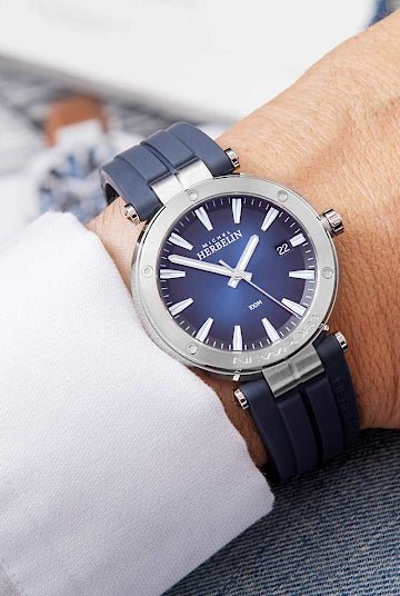 Montre HERBELIN Newport 12288/15CB - Michel Herbelin - Bijouterie TAMARA