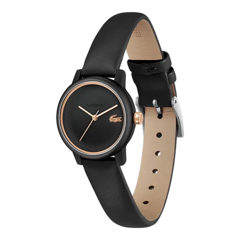 Montre LACOSTE 12.12 Femme Noire petite - Lacoste - Bijouterie TAMARA