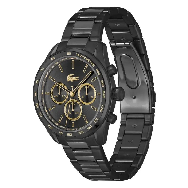 Montre LACOSTE Boston Chrono homme Noir doré - MONTRES - 2011476