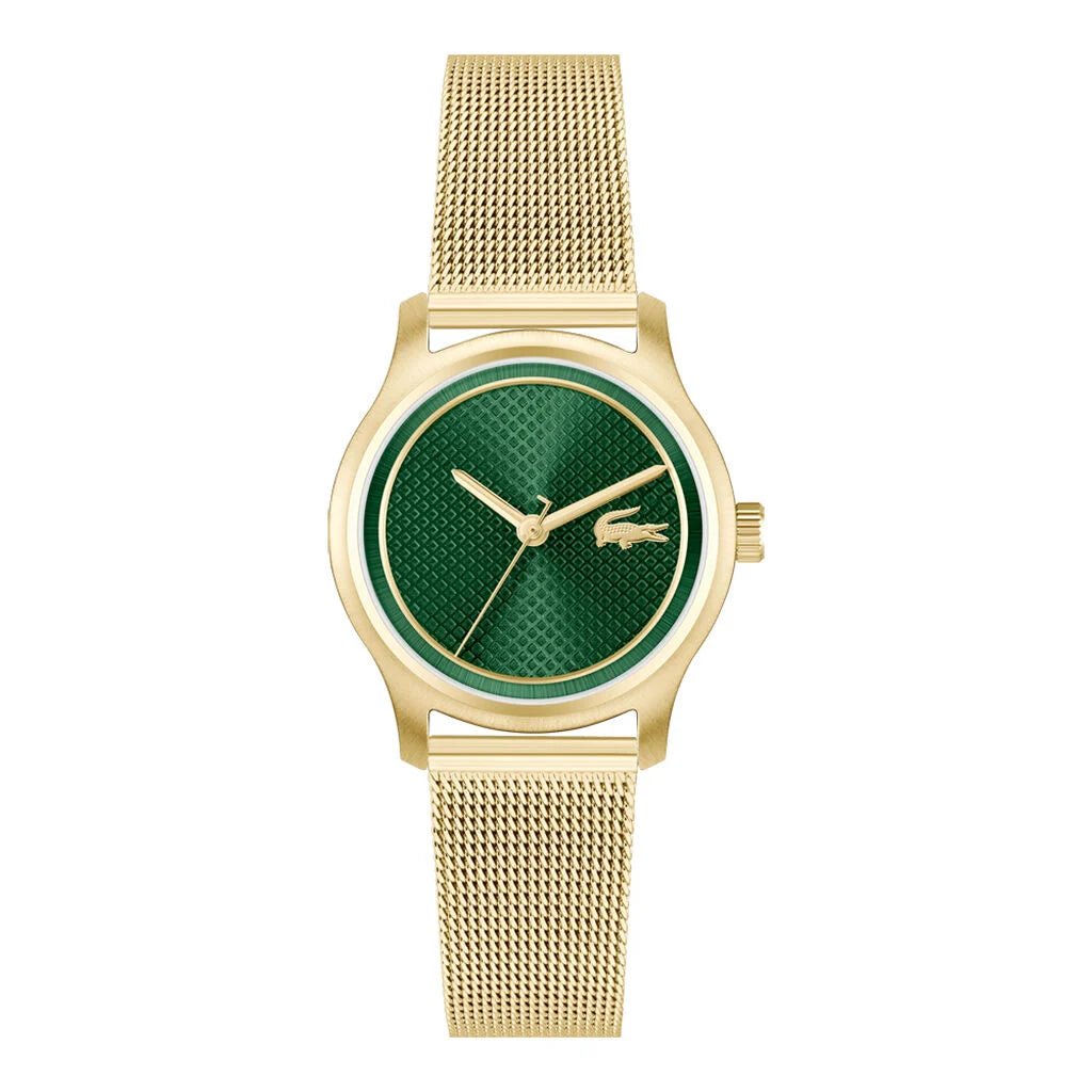 Montre LACOSTE Elyse Dorée cadran vert - Lacoste - Bijouterie TAMARA