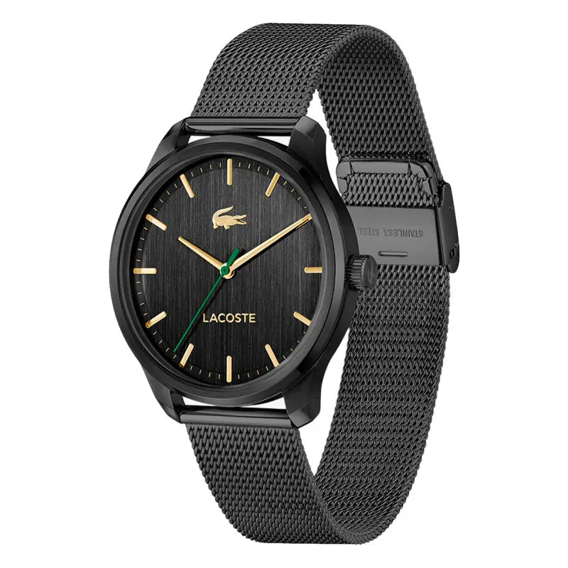 Montre LACOSTE Lisbon Acier Noir - Lacoste - Bijouterie TAMARA