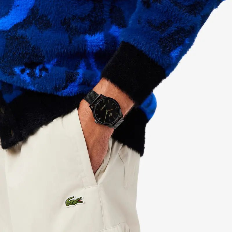 Montre LACOSTE Lisbon Acier Noir - Lacoste - Bijouterie TAMARA