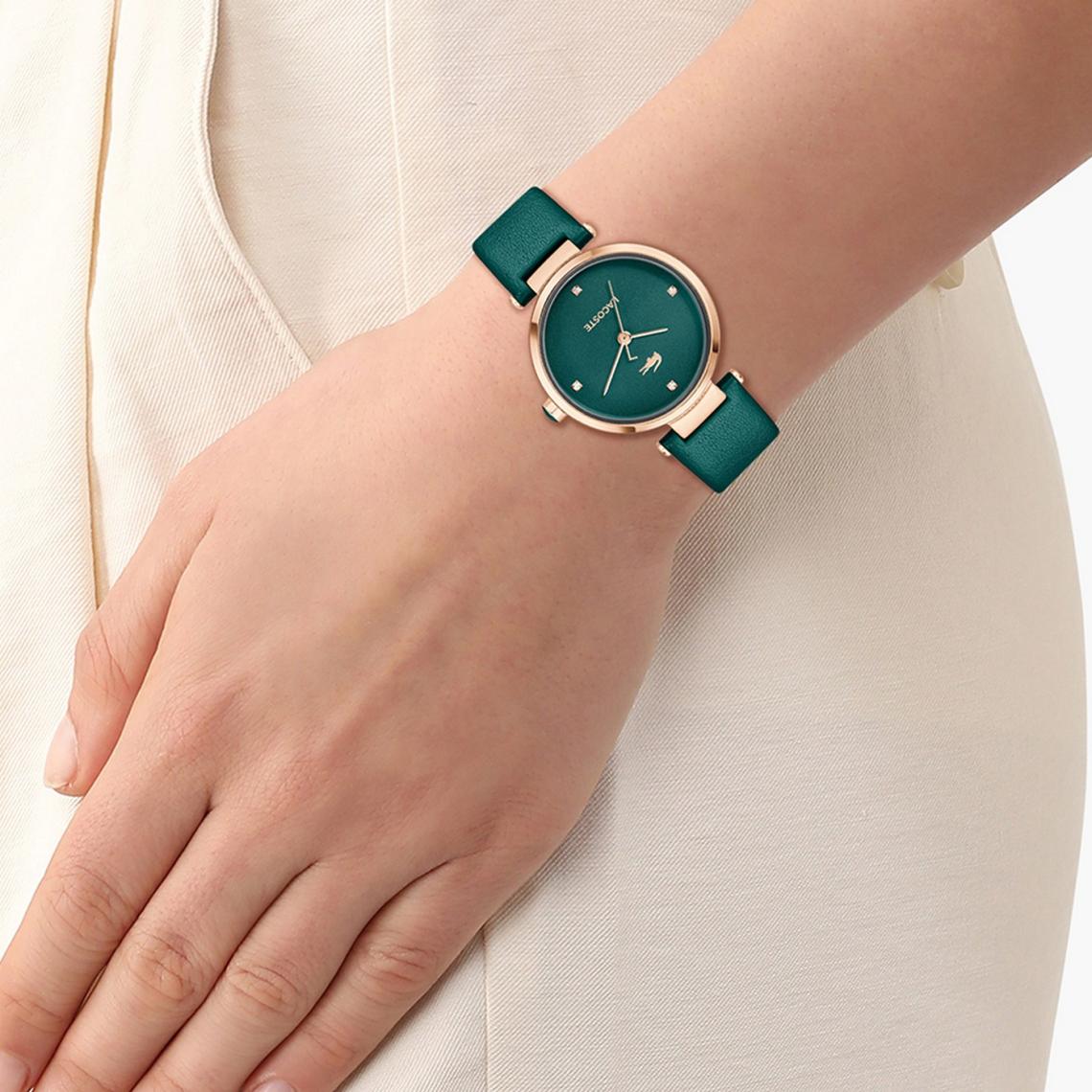 Montre LACOSTE Orca Rose dorée Vert - Lacoste - Bijouterie TAMARA