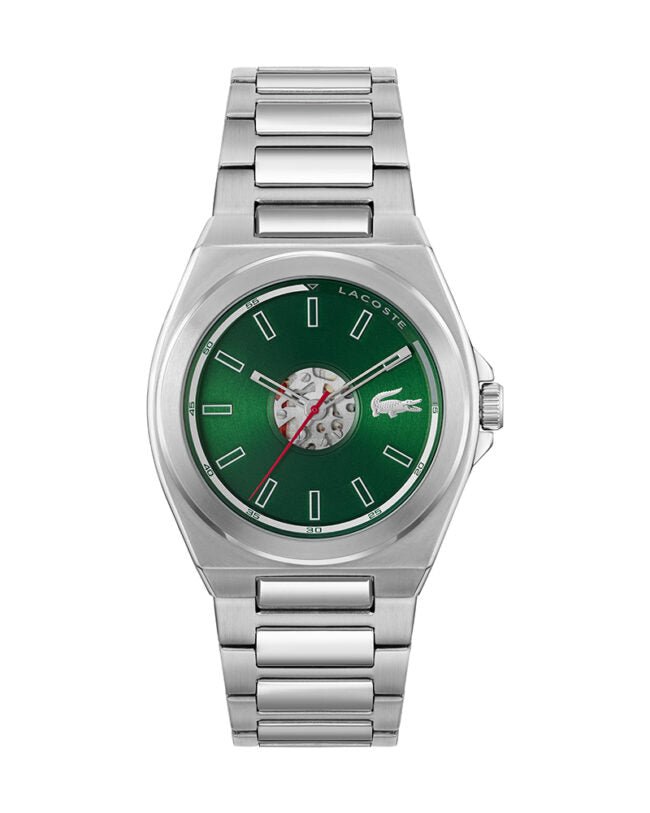 Montre LACOSTE Reno Acier Vert - Lacoste - Bijouterie TAMARA