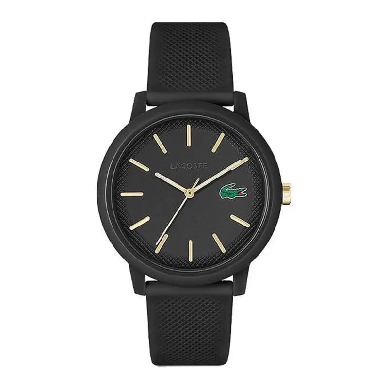 Montre LACOSTE 12.12 homme noir doré