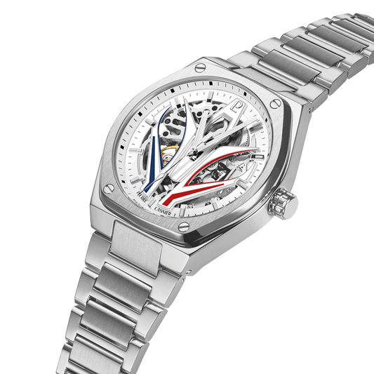 Montre Pierre LANNIER ARDENT Acier Squellette tricolore - MONTRES -324D101