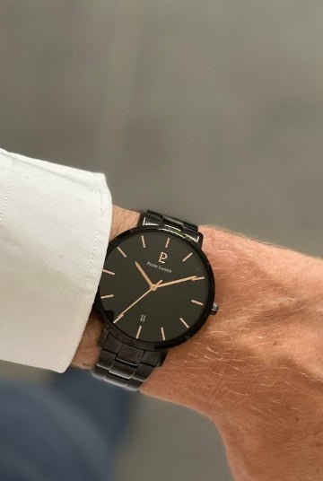 Montre Pierre Lannier Echo Acier Noir - Pierre Lannier - Bijouterie TAMARA