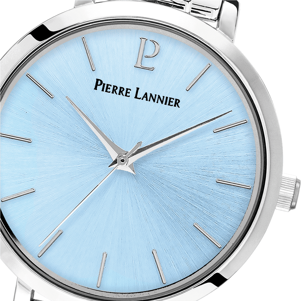 Montre Pierre Lannier Femme CHOUQUETTE Acier Bleu ciel - Pierre Lannier - Bijouterie TAMARA