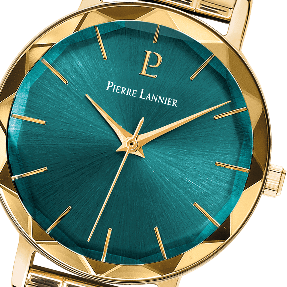 Montre Pierre Lannier Femme MULTIPLES Dorée Vert - Pierre Lannier - Bijouterie TAMARA
