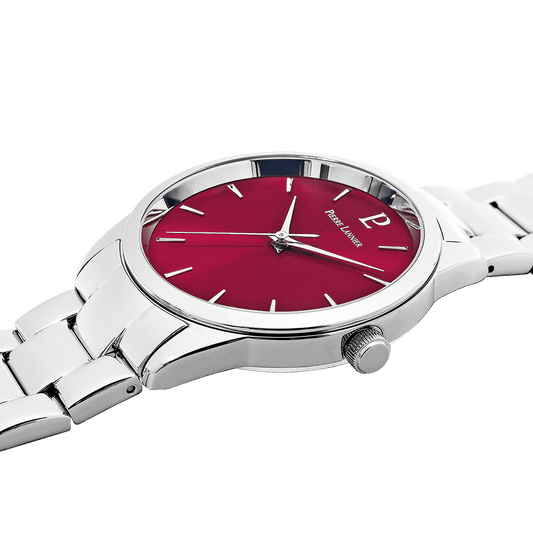 Montre Pierre Lannier Femme ROXANE Acier Rose Frambroise - Pierre Lannier - Bijouterie TAMARA