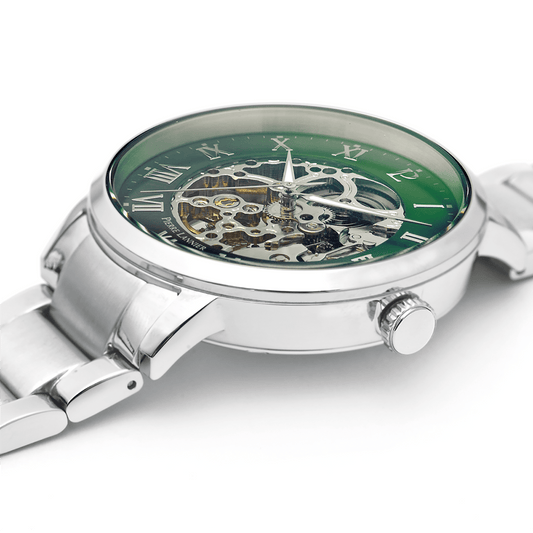 Montre Pierre Lannier Homme AUTOMATIC Acier Vert - MONTRES -317B171