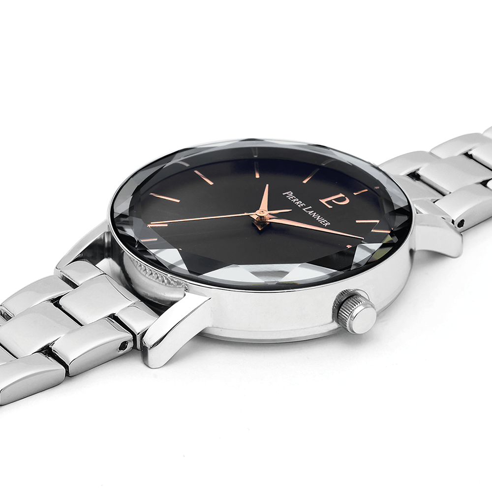 Montre Pierre LANNIER MULTIPLES Acier Gris acier - Bijouterie TAMARA