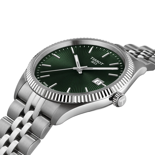 Montre TISSOT Ballade Acier Vert 40mm - MONTRES - T1564101109100