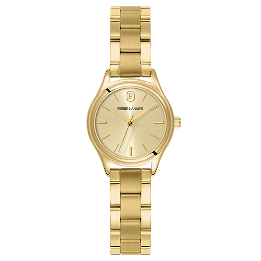 Montre Pierre LANNIER PYA Doré maillons doré