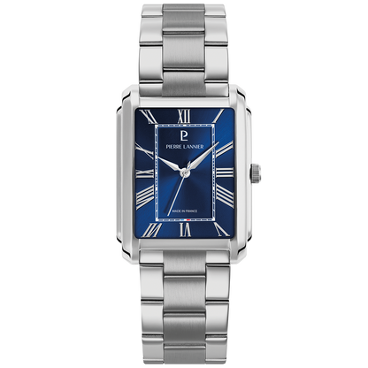 Montre Pierre LANNIER EMPIRE Acier Bleu