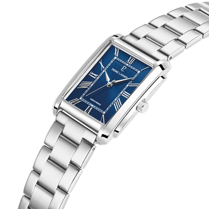 Montre Pierre LANNIER EMPIRE Acier Bleu
