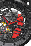 Montre Pierre Lannier Paddock automatique maille milanaise noir