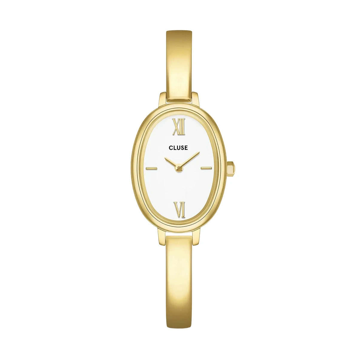 Montre CLUSE L'Ovale Dorée Blanc
